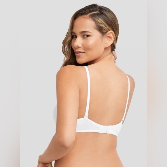 2 MAIDENFORM SELF EXPRESSIONS T-SHIRT BRAS WHITE TAN 36DD - Picture 7 of 11